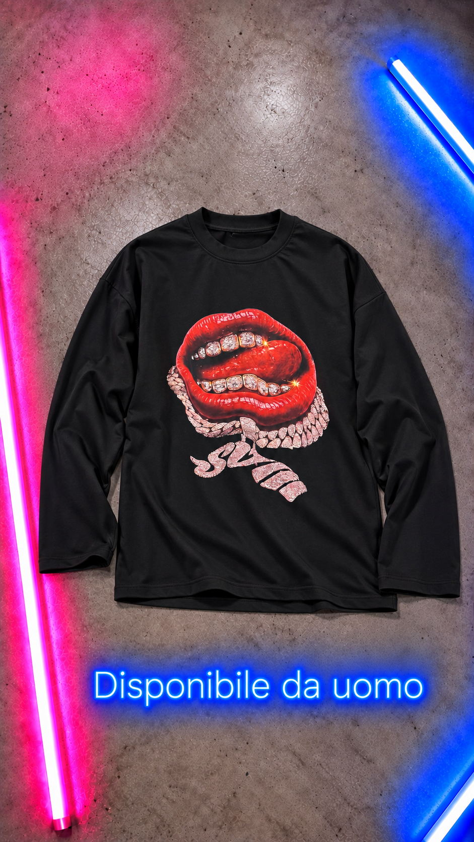 LongSleeve Red Lips