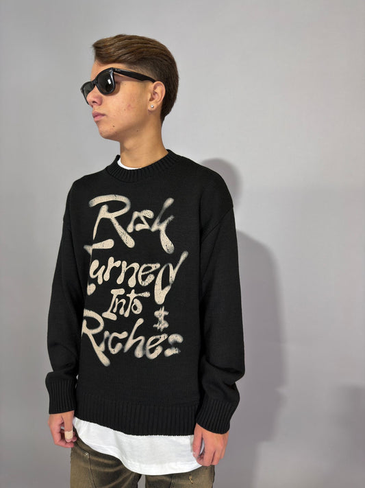 Maglione Risk Turned