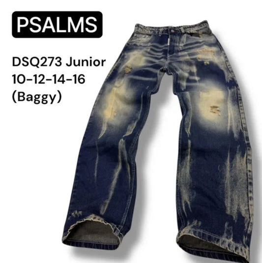 Ragazzo Jeans Baggy Sabbia Sfumato