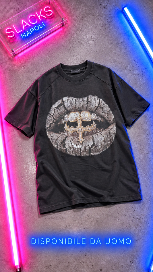 T-Shirt Mouth Croce