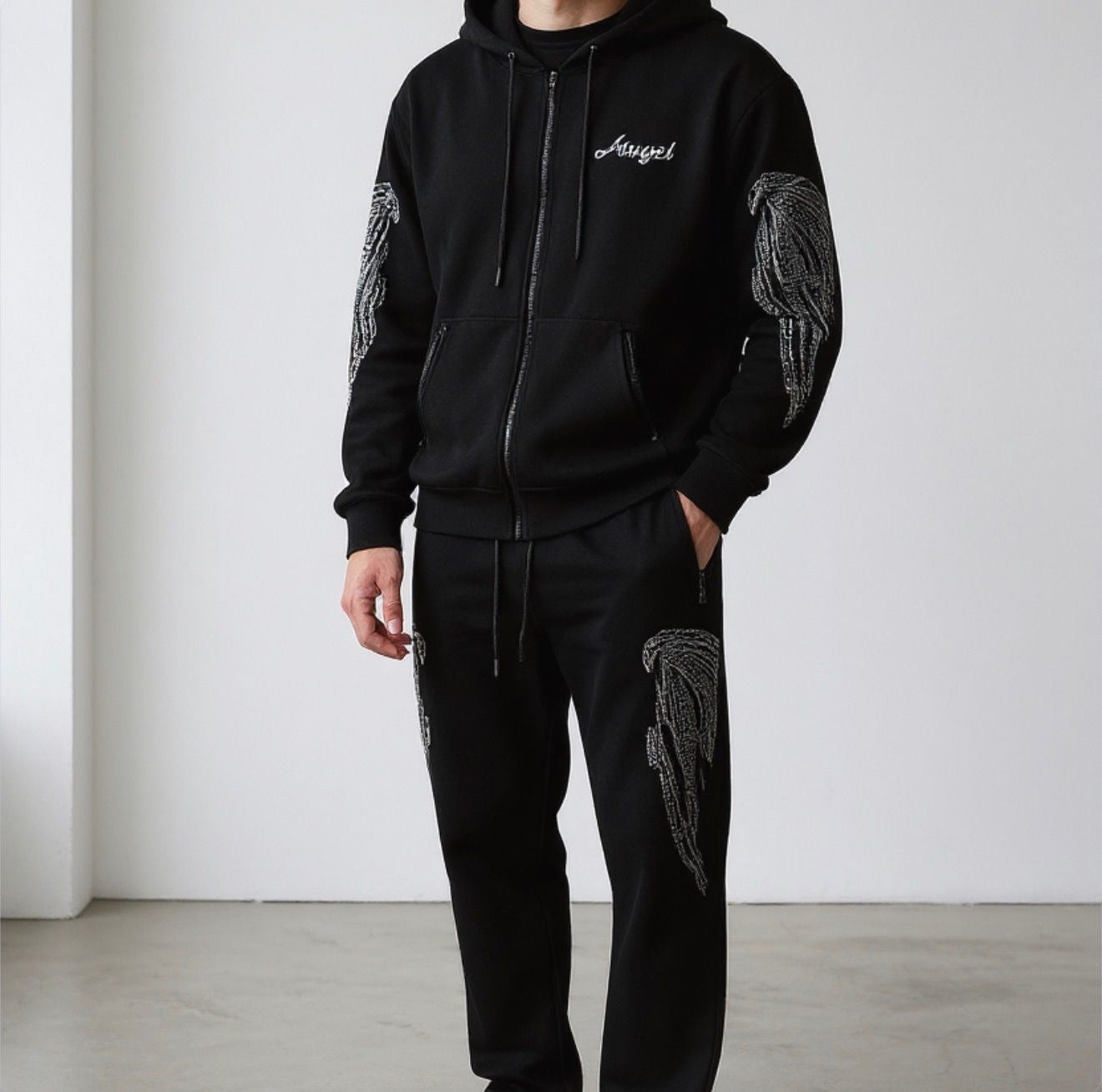 Coordinato Tuta Angel Brillantinata