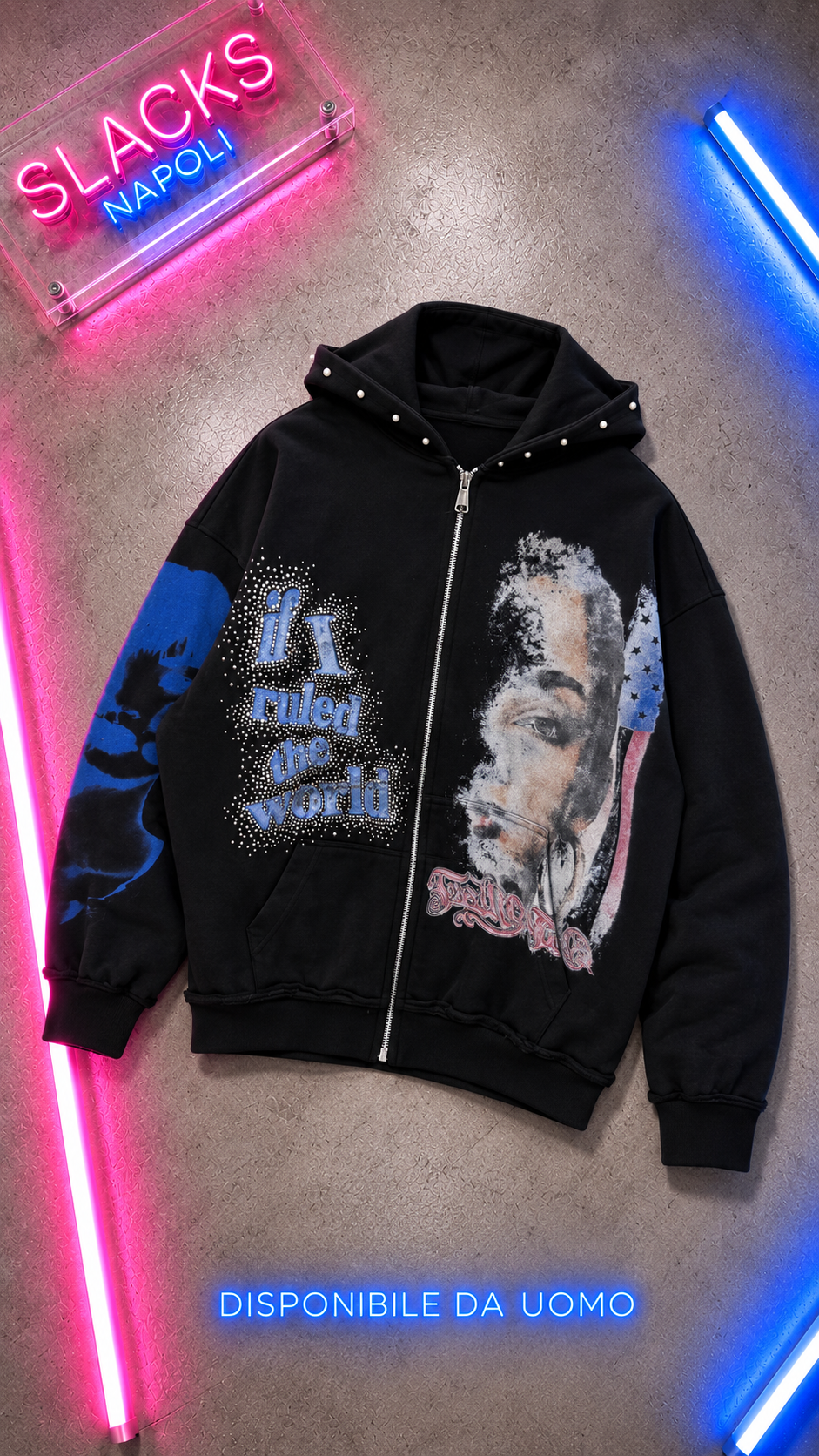 Felpa Zip America PREMIUM