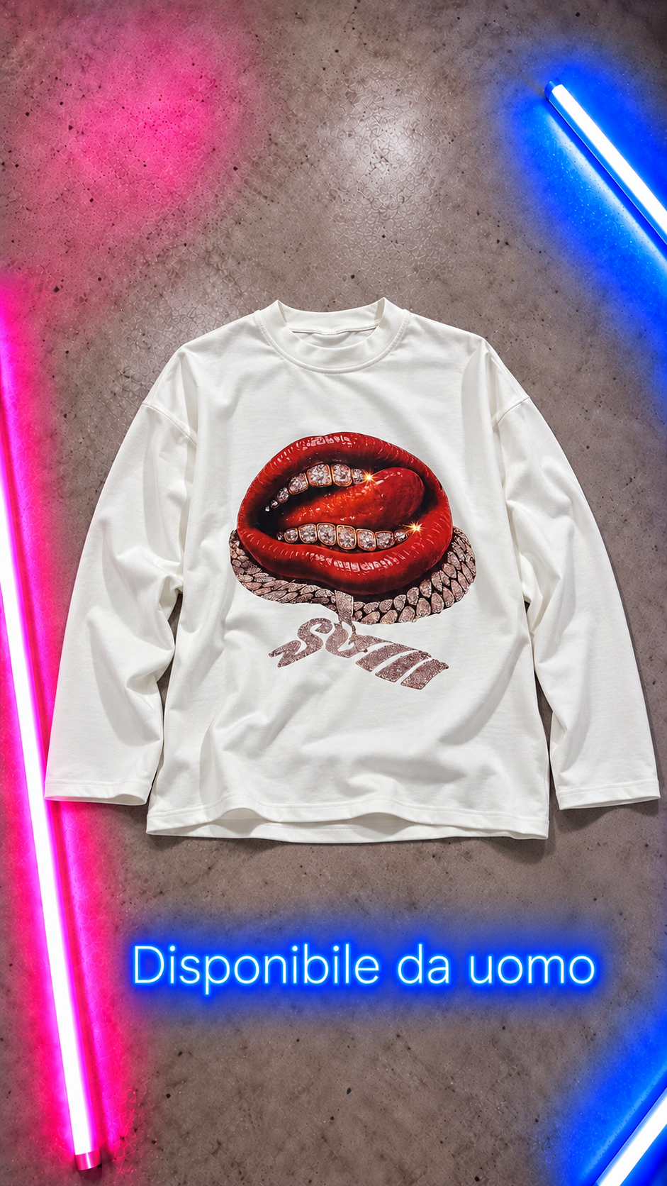 LongSleeve Red Lips
