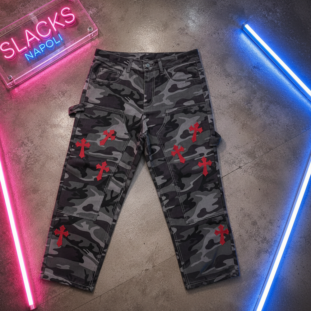 Jeans Militare MultiCroci