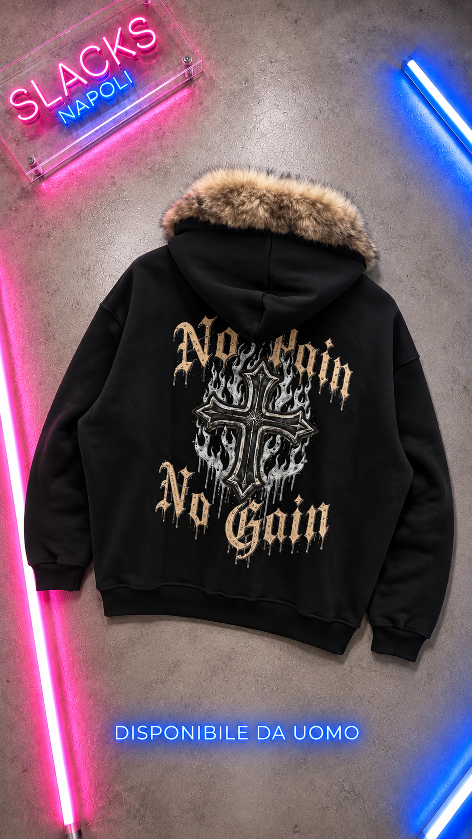 Felpa Zip No Pain PREMIUM