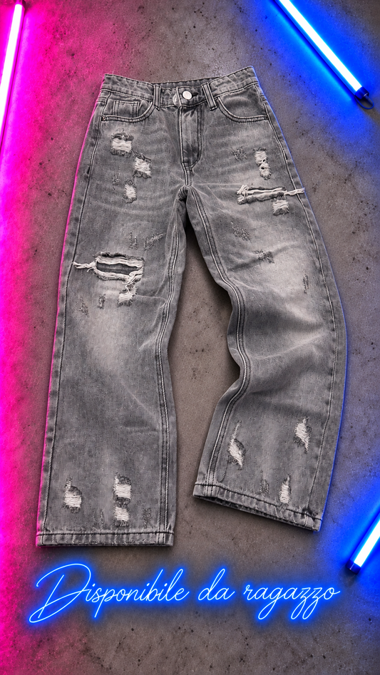 Ragazzo Jeans Grey Destroy