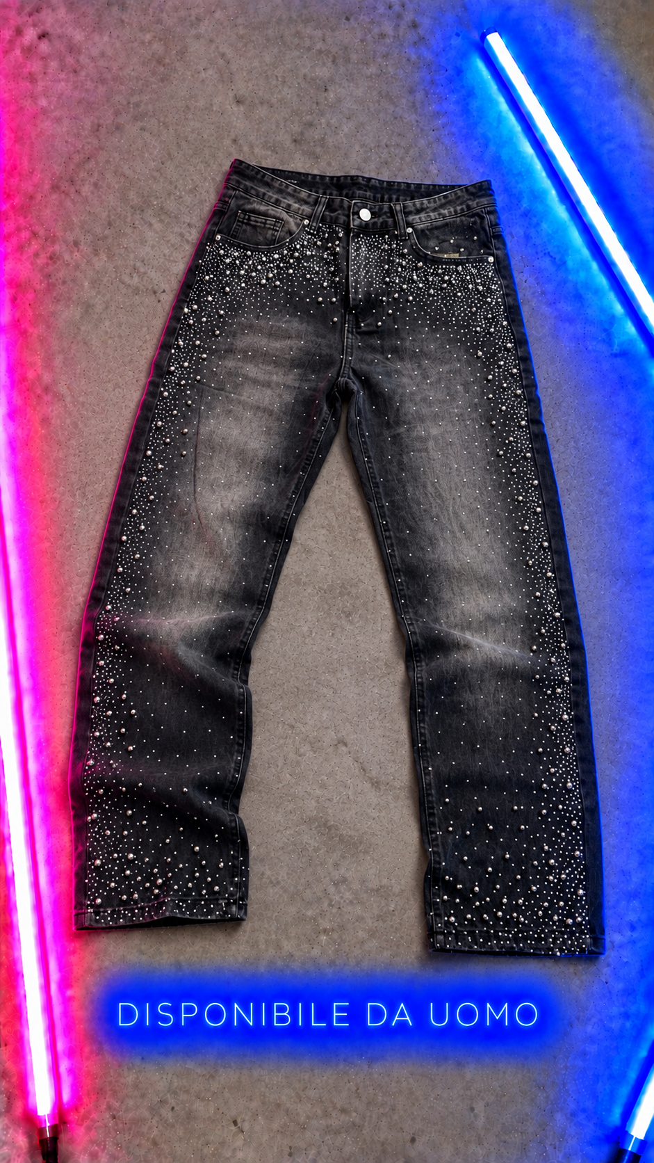 Jeans Diamond Perle e Brillanti