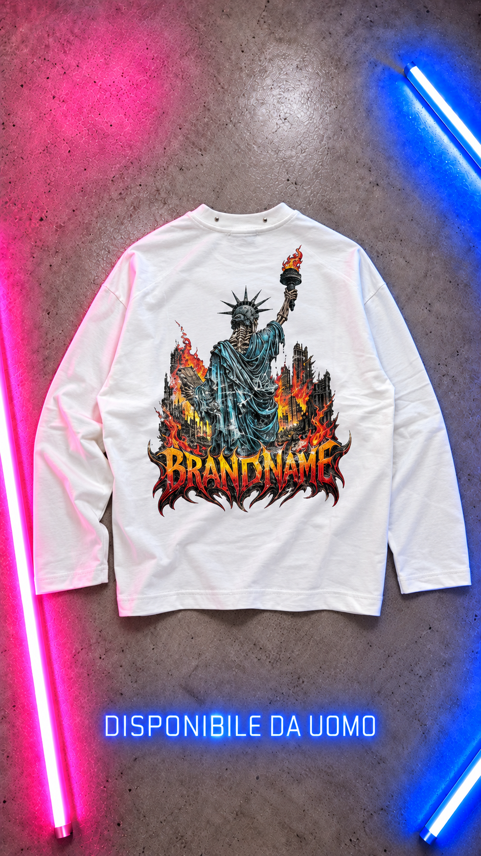 LongSleeve States Flame