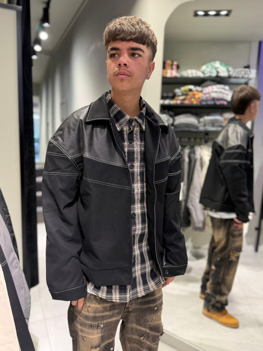 Giubbotti Con Dettaglio Ecopelle