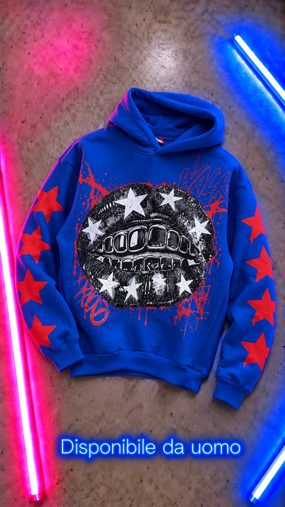 Felpa Lips & Stars