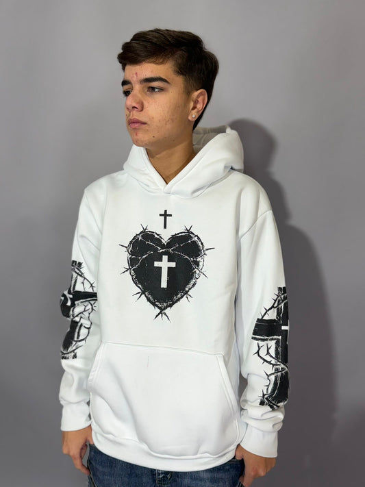 Felpa Cuore Sacro