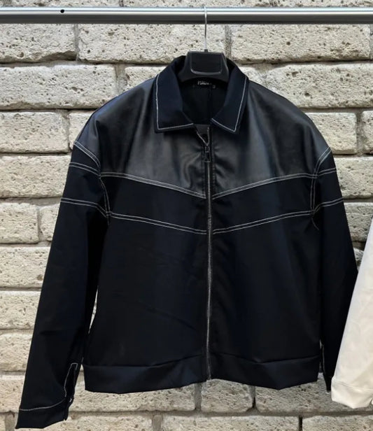 Giubbotti Con Dettaglio Ecopelle