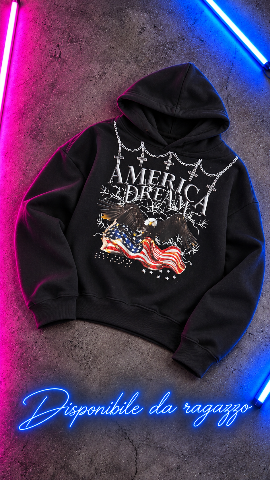 Ragazzo Felpa America Dream