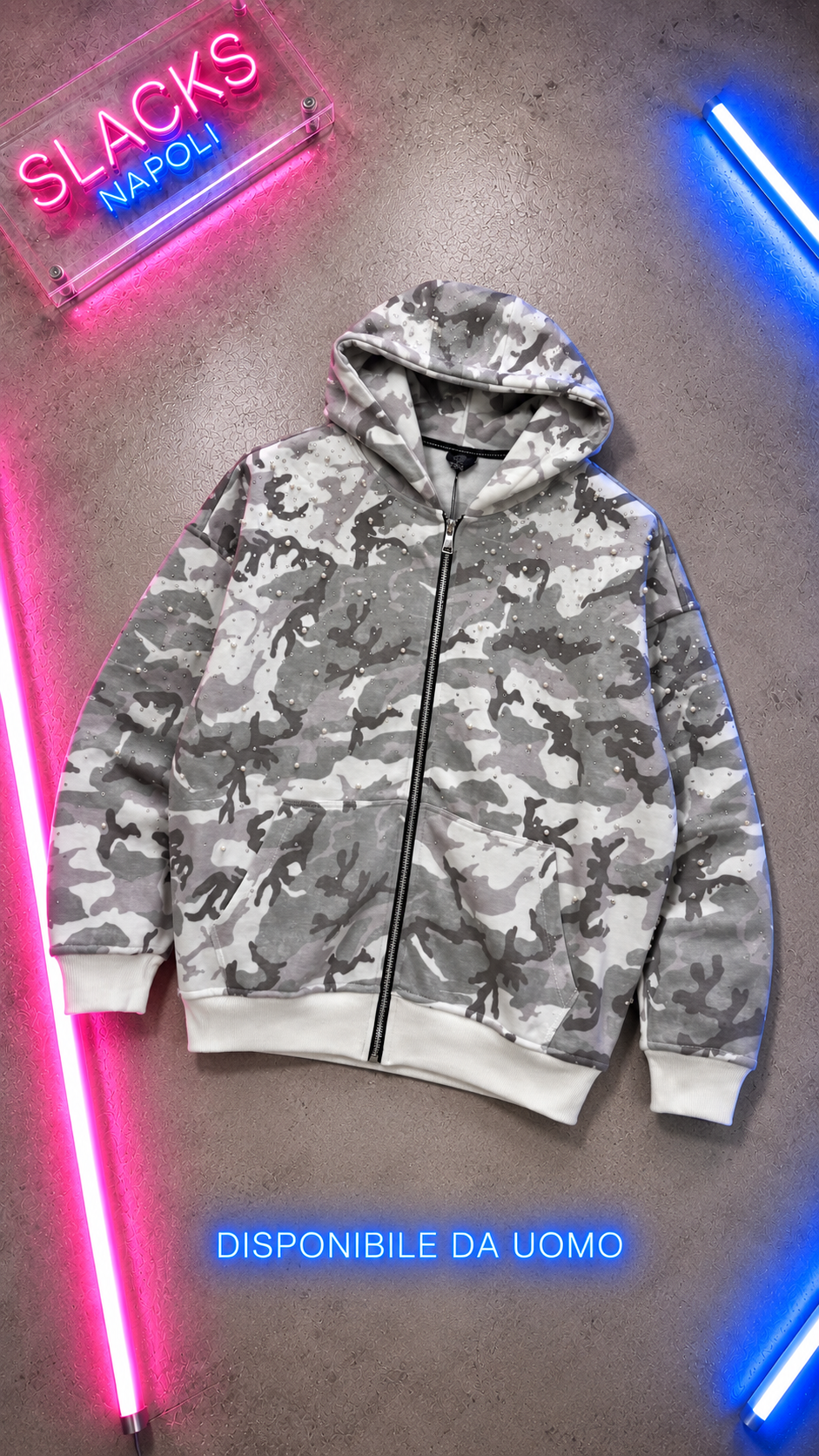Felpa Zip Mimetica PREMIUM