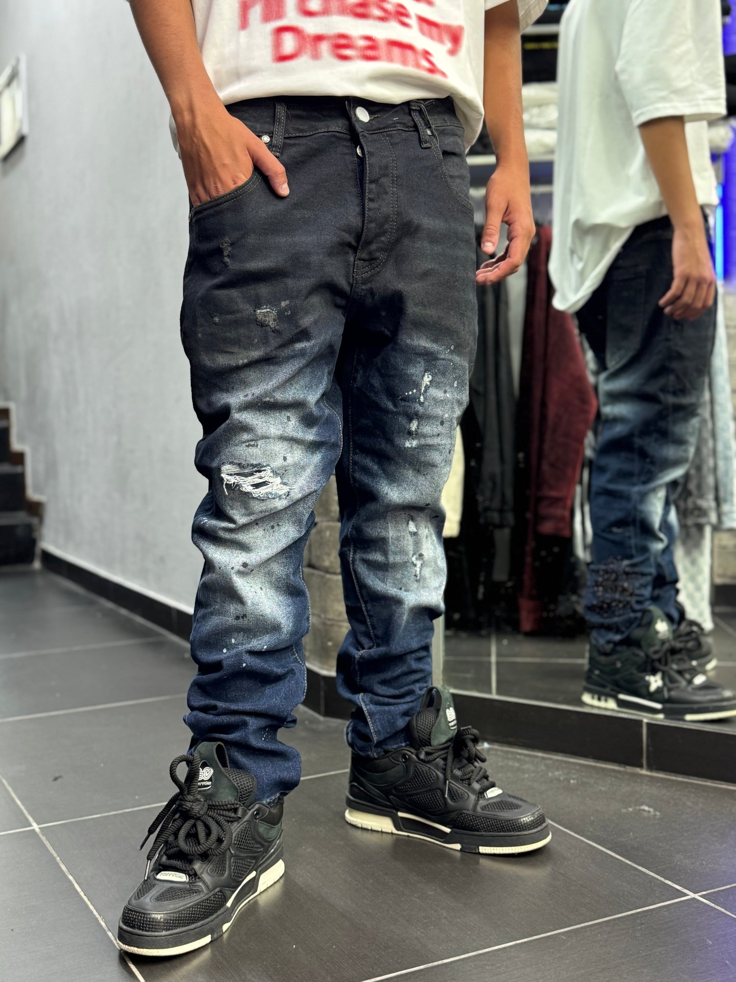 Jeans Mod Am*ri Bi-color