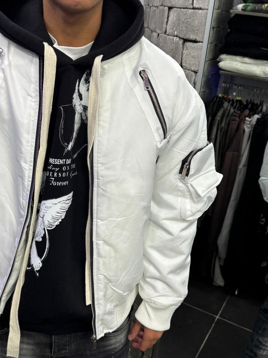 Giubbotti Zip White