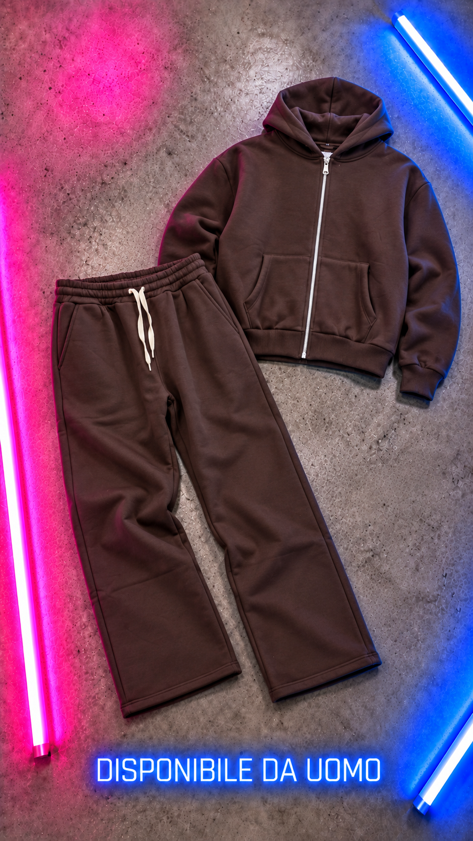 Coordinato Zip Baggy