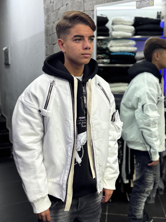 Giubbotti Zip White