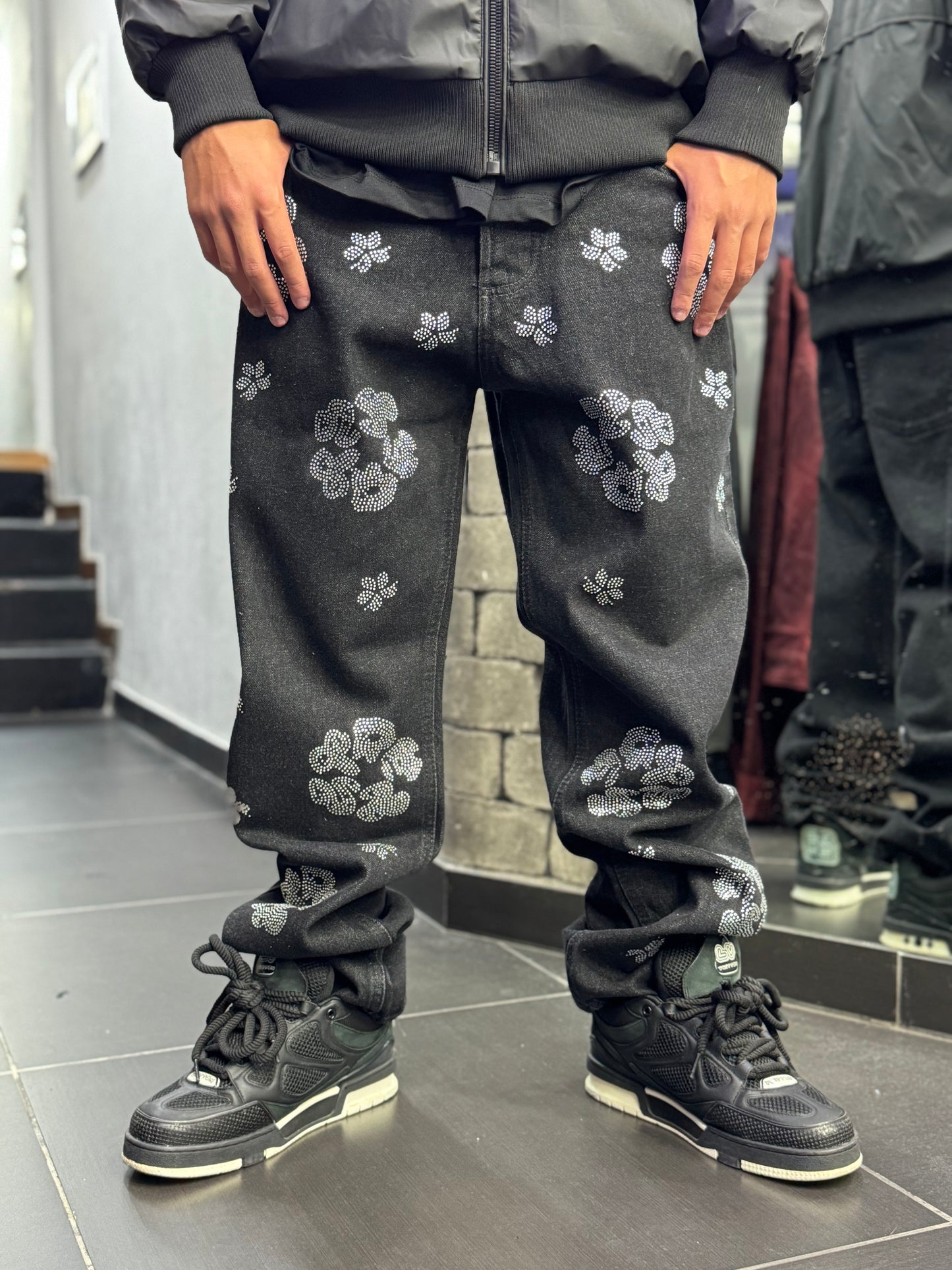 Jeans Diamond Flower