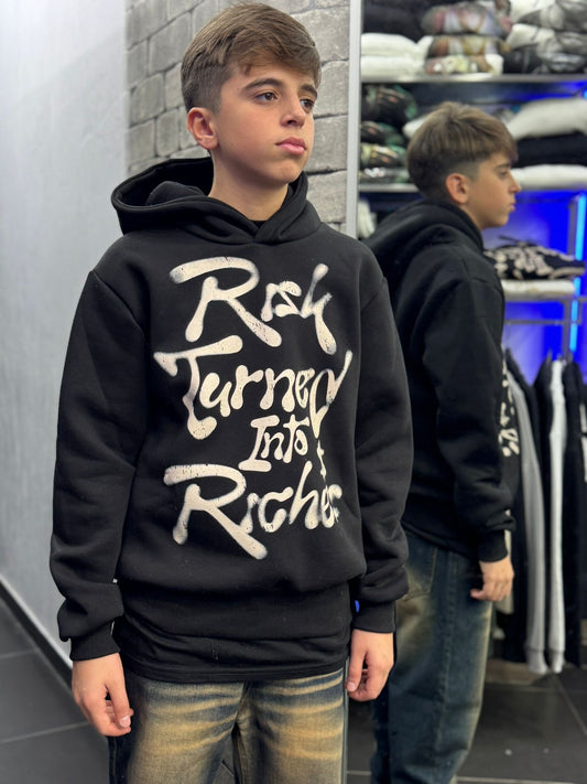 Ragazzo Felpa Risk Turned