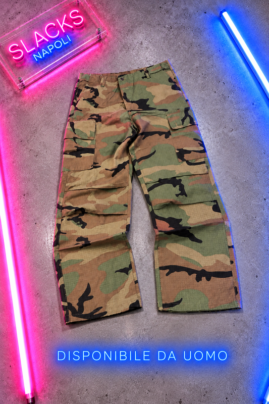 Pantalone Cargo Camouflage Army
