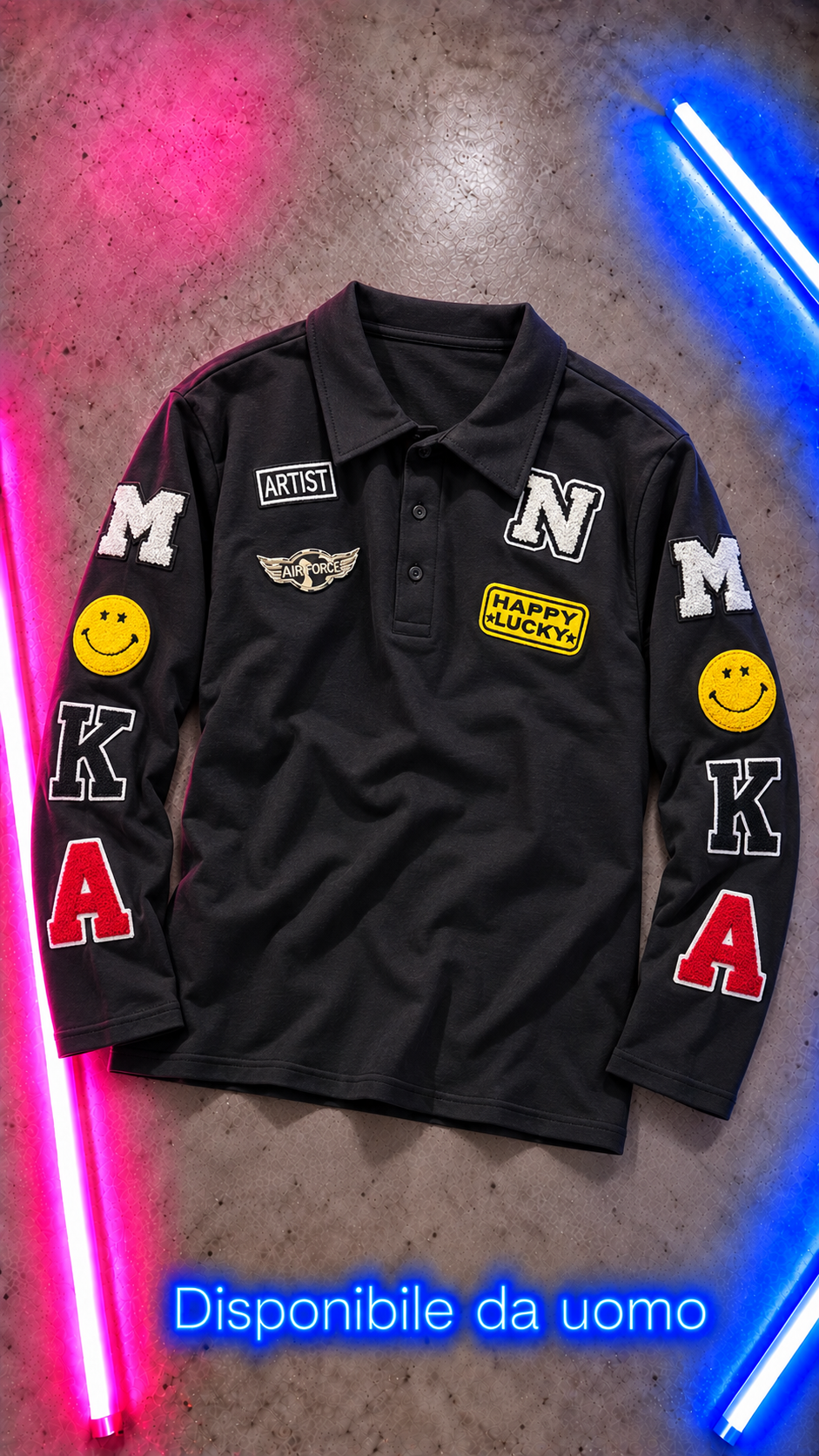 Polo Longsleeve Patch