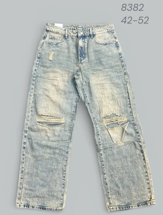 Jeans Baggy Sabbia Chiaro