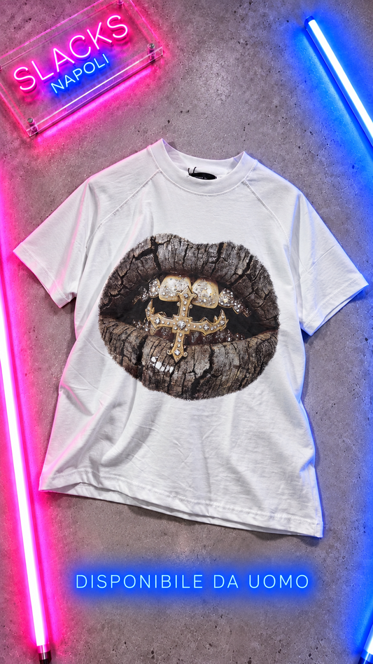 T-Shirt Mouth Croce