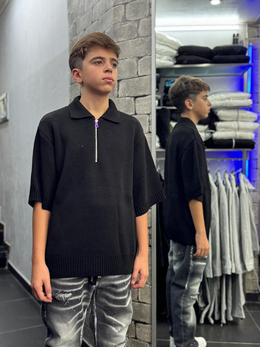 Ragazzo Polo Zip