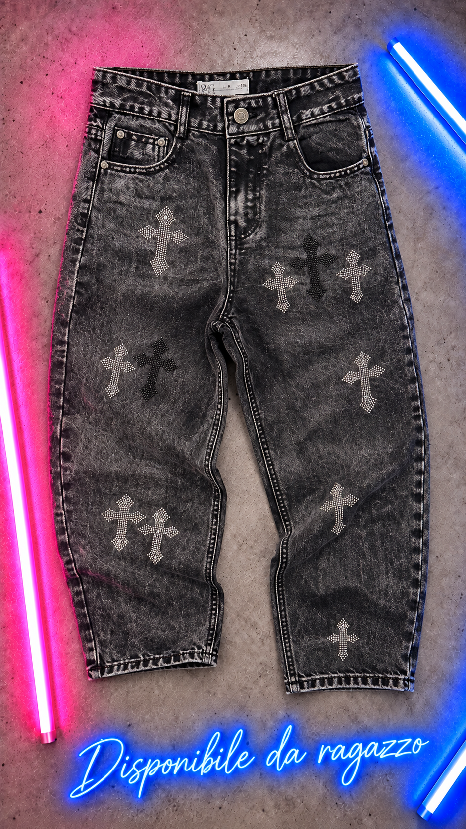 Ragazzo Jeans MultiCroci Diamond