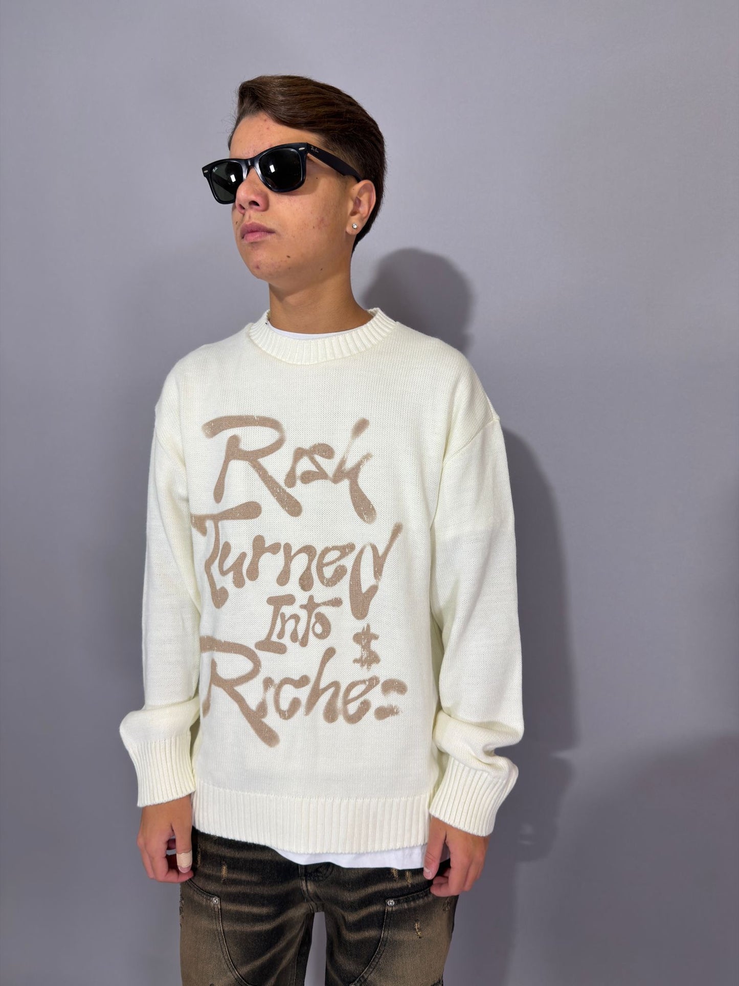 Maglione Risk Turned