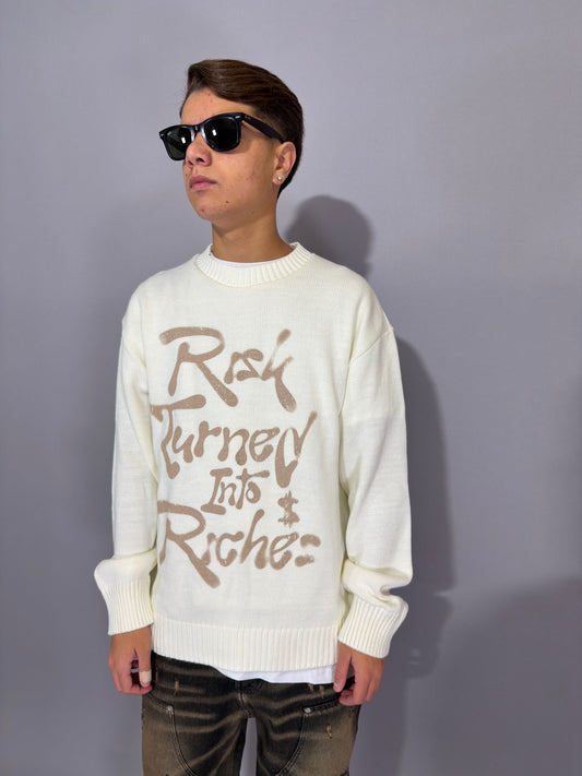 Maglione Risk Turned