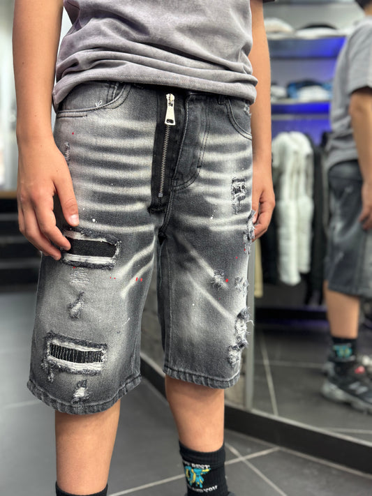 Ragazzo Bermuda Black zip