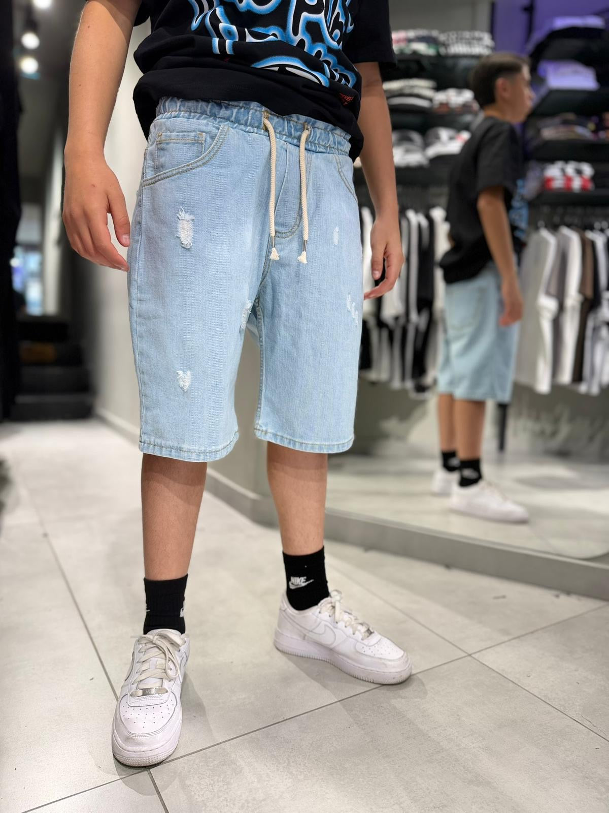 Ragazzo Bermuda Con Elastico