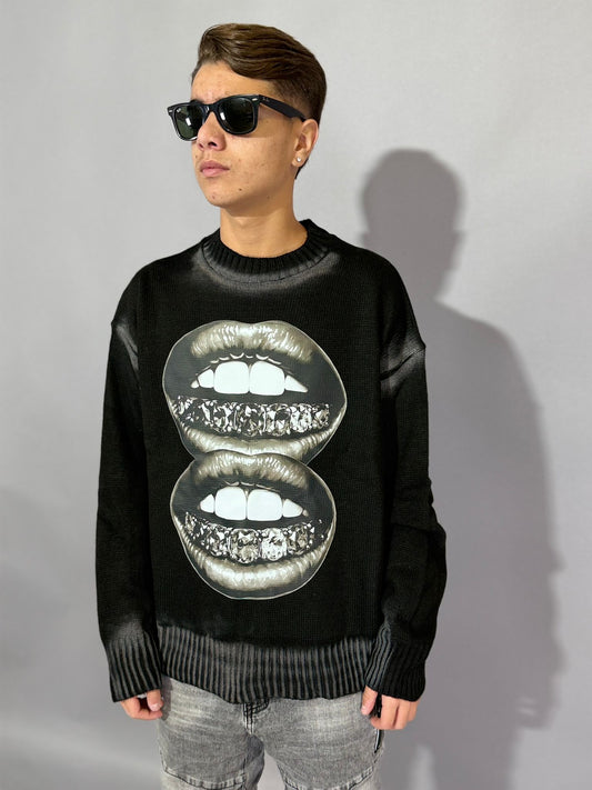 Maglione Mouth sfumato