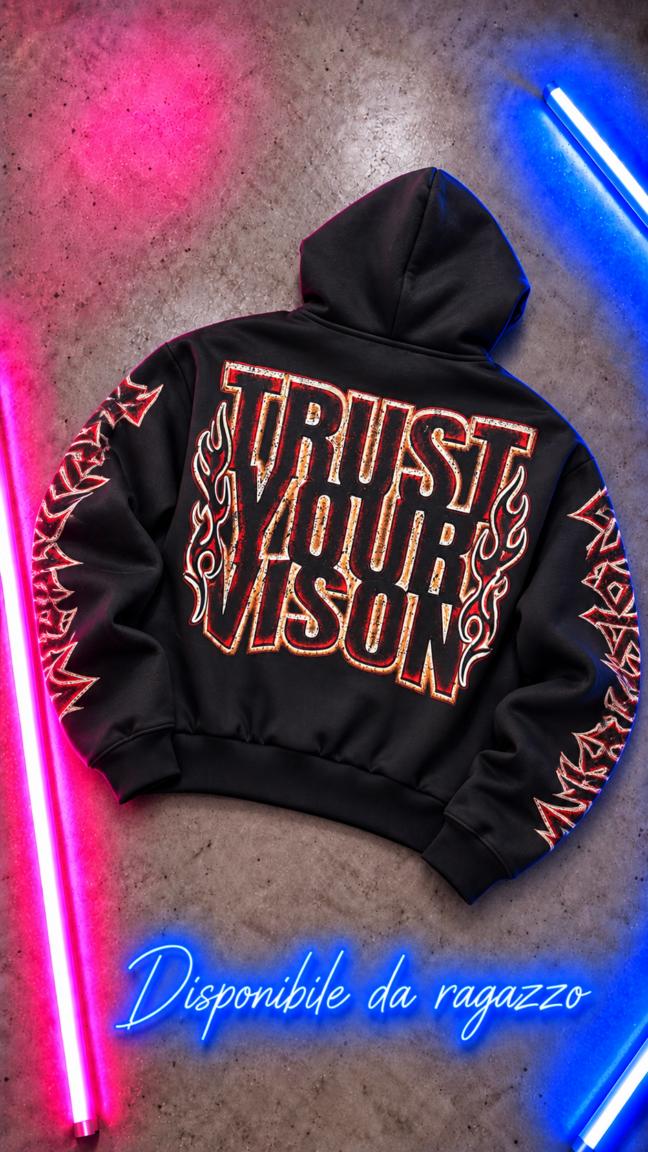 Ragazzo Felpa Zip Vision