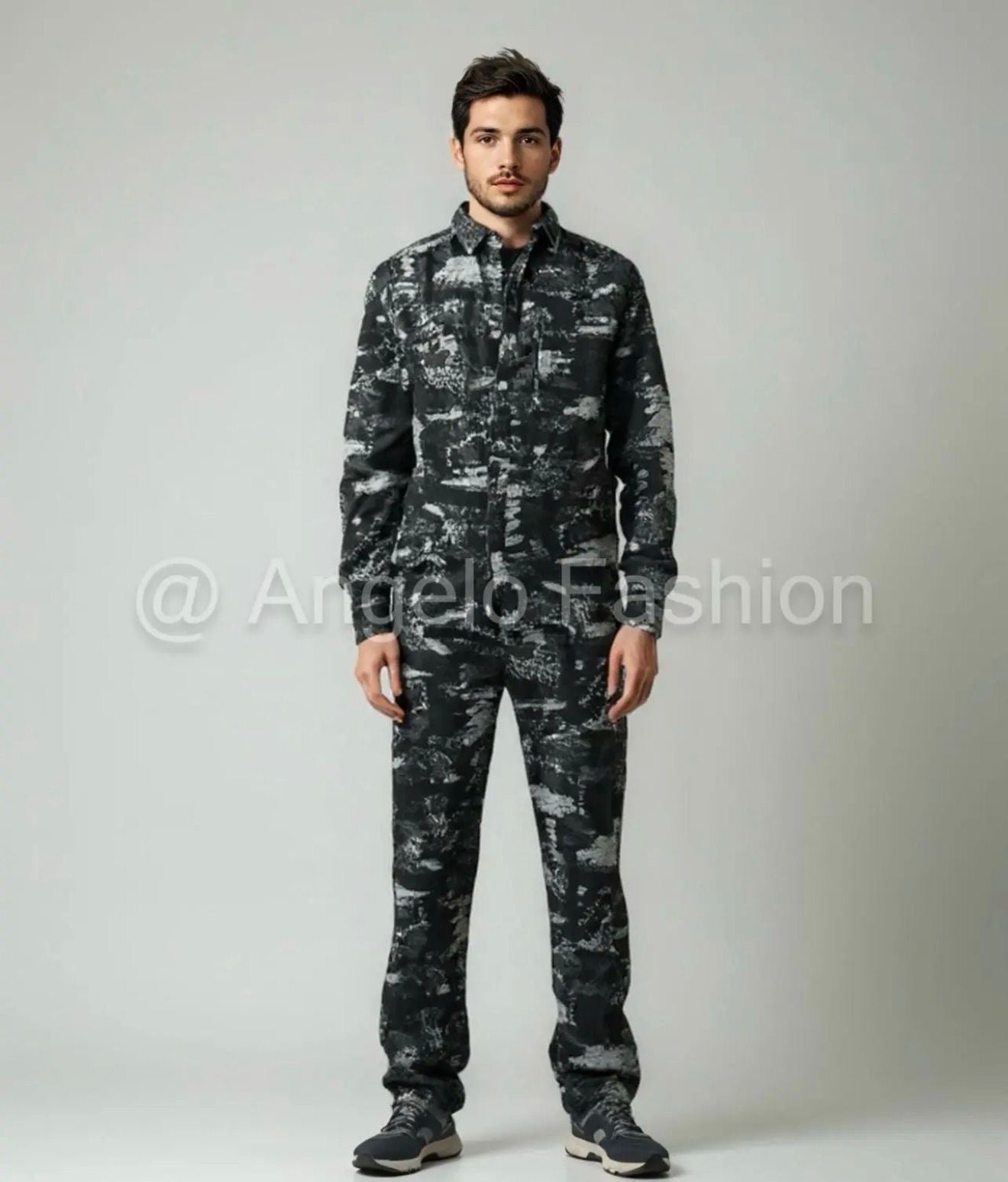 Coordinato Jeans Black