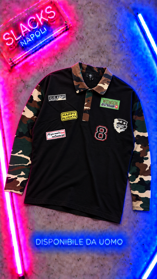 T-Shirt Polo LoongSleeve Patch