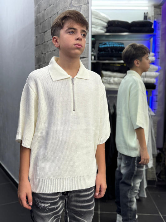 Ragazzo Polo Zip