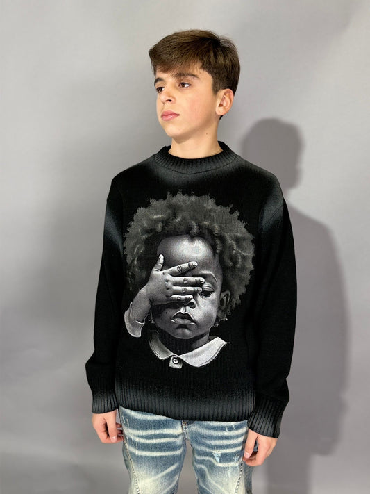 Ragazzo Maglioncino Style Afro