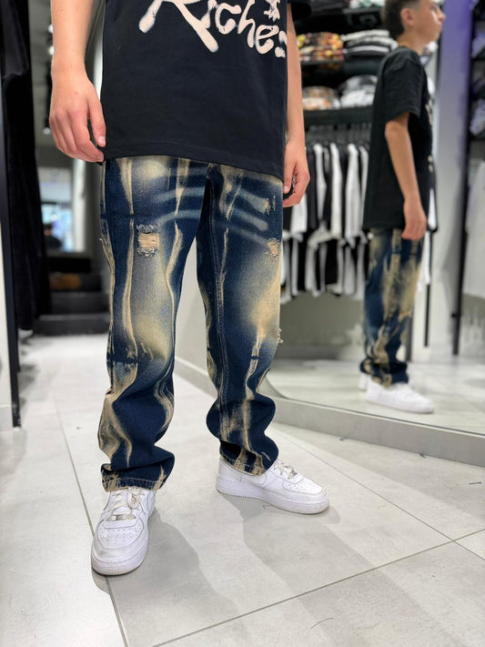 Ragazzo Jeans Mod DSQ Sabbia sfumato