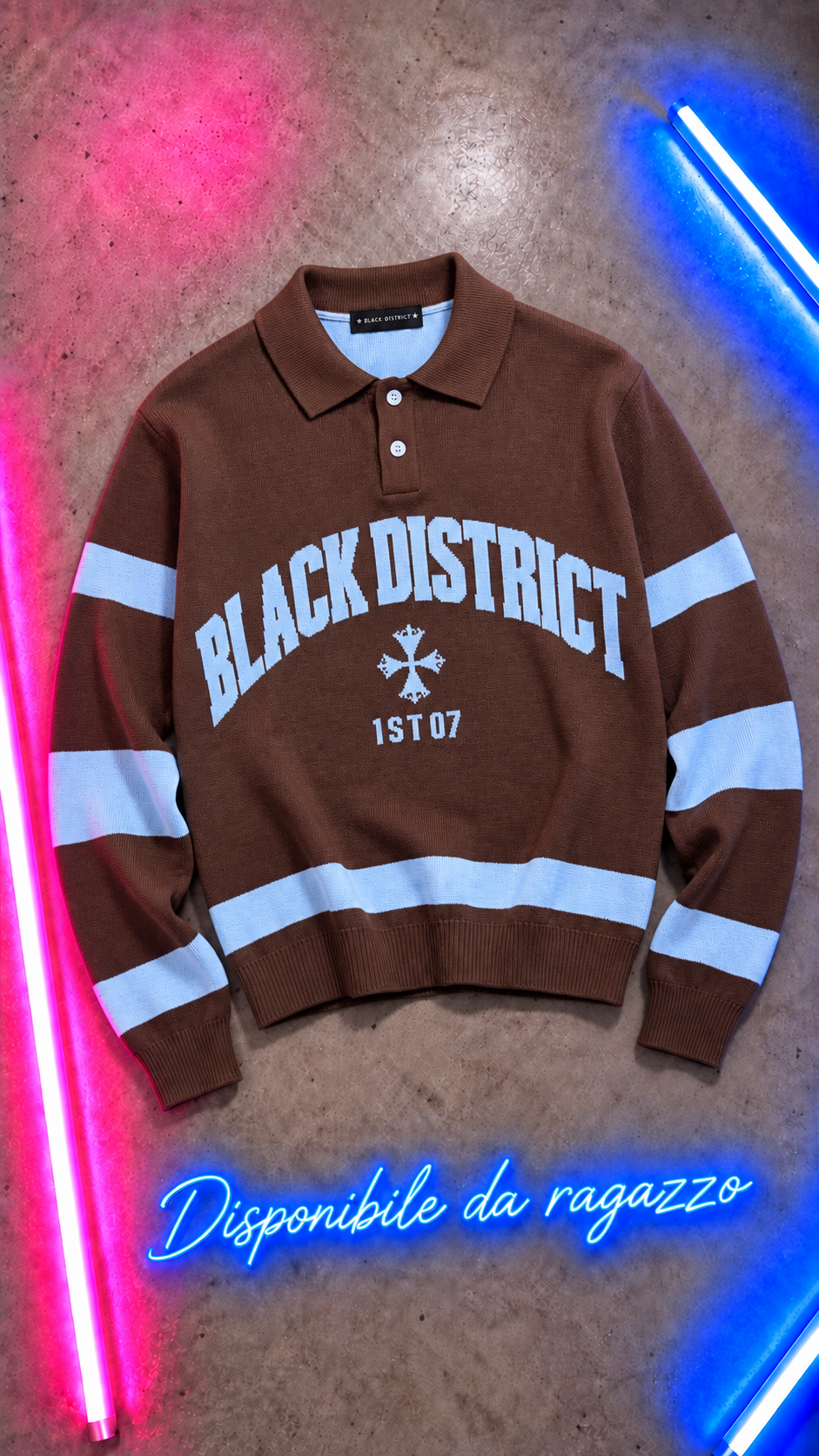 Ragazzo Polo Black District