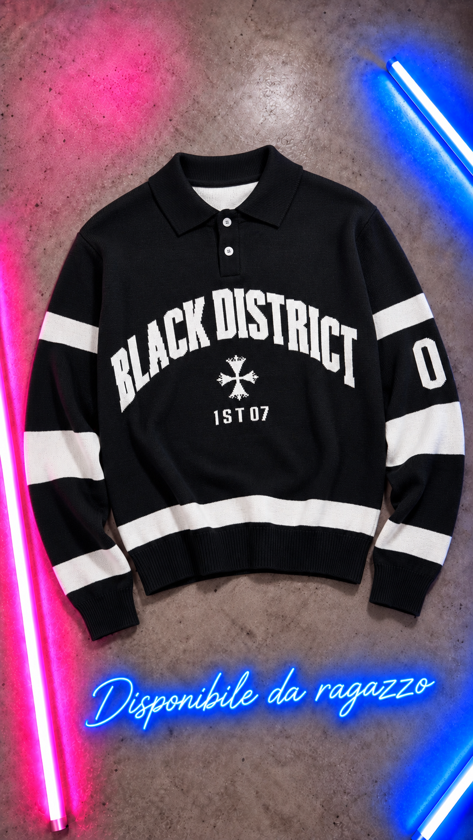 Ragazzo Polo Black District