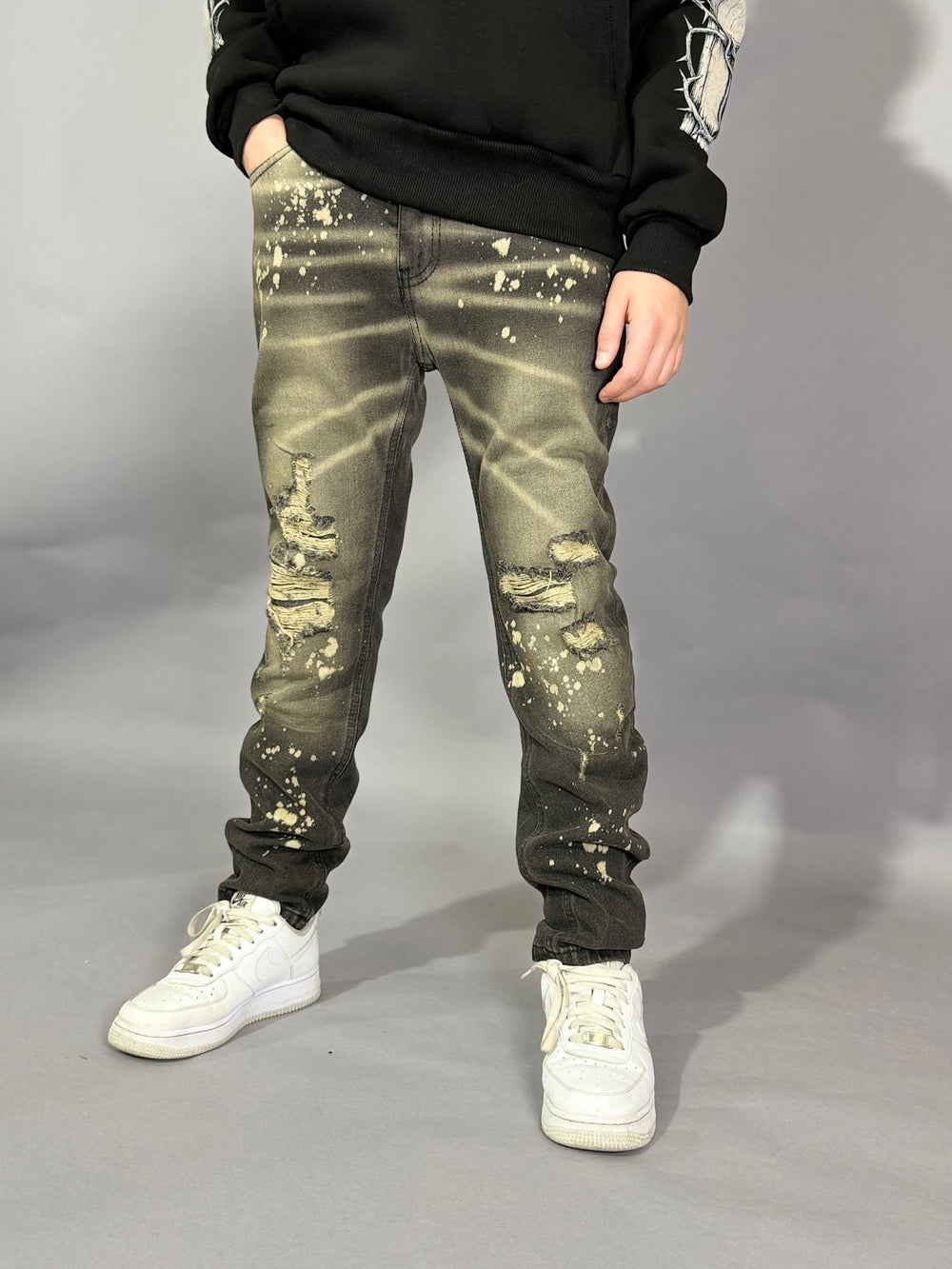 Ragazzo Jeans Sabbia Scuro