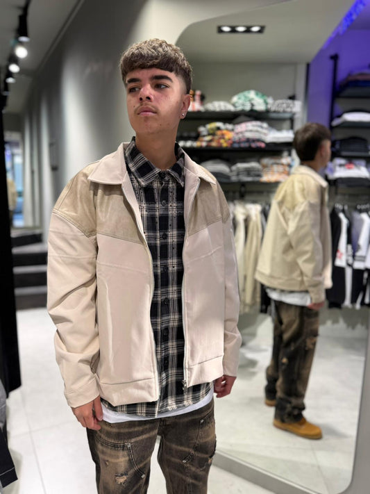 Giubbotti Con Dettaglio Ecopelle