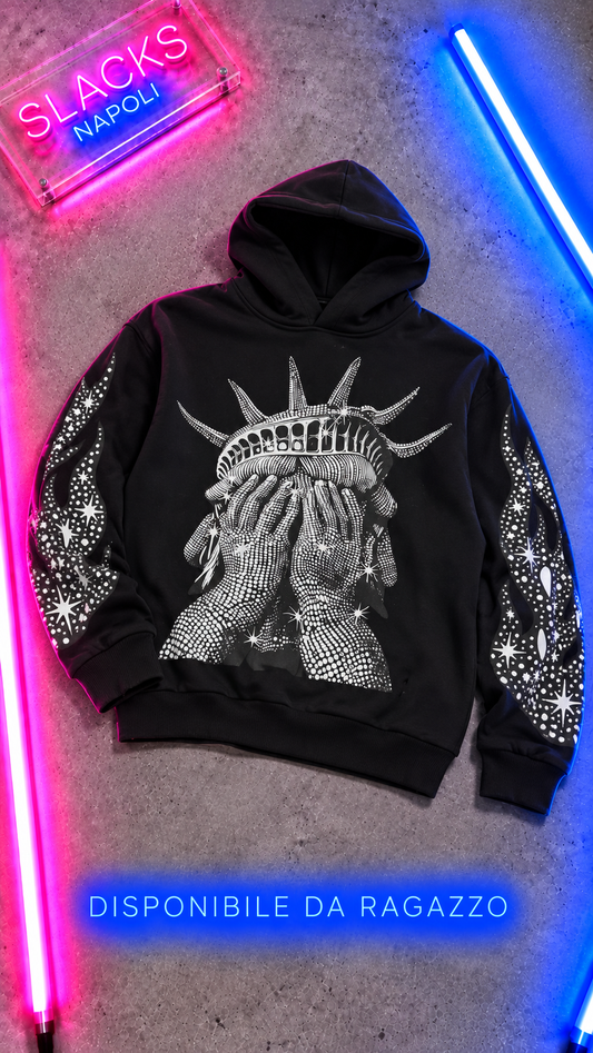 Ragazzo Felpa Statua liberty