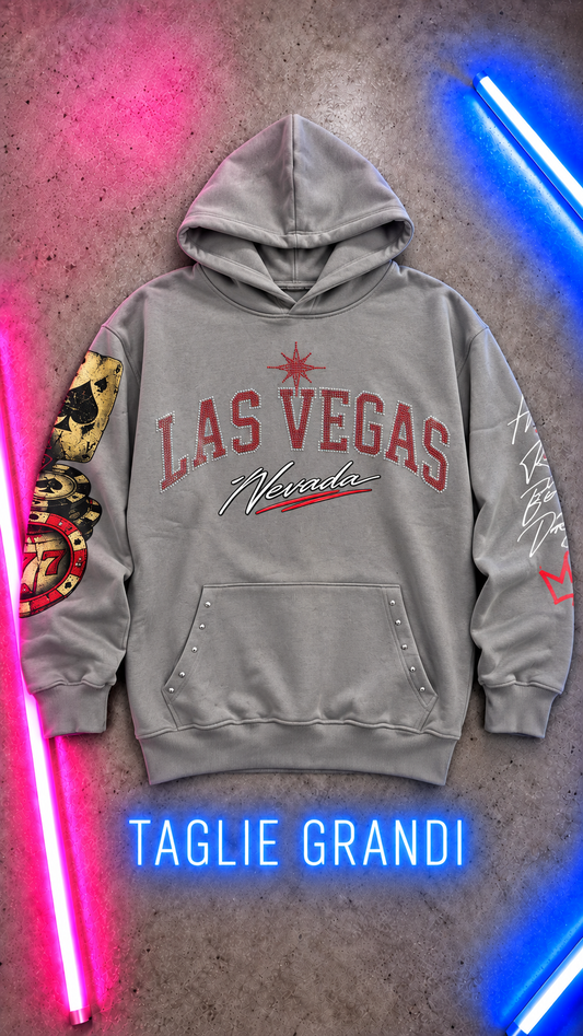 Taglie Forti Felpa LasVegas