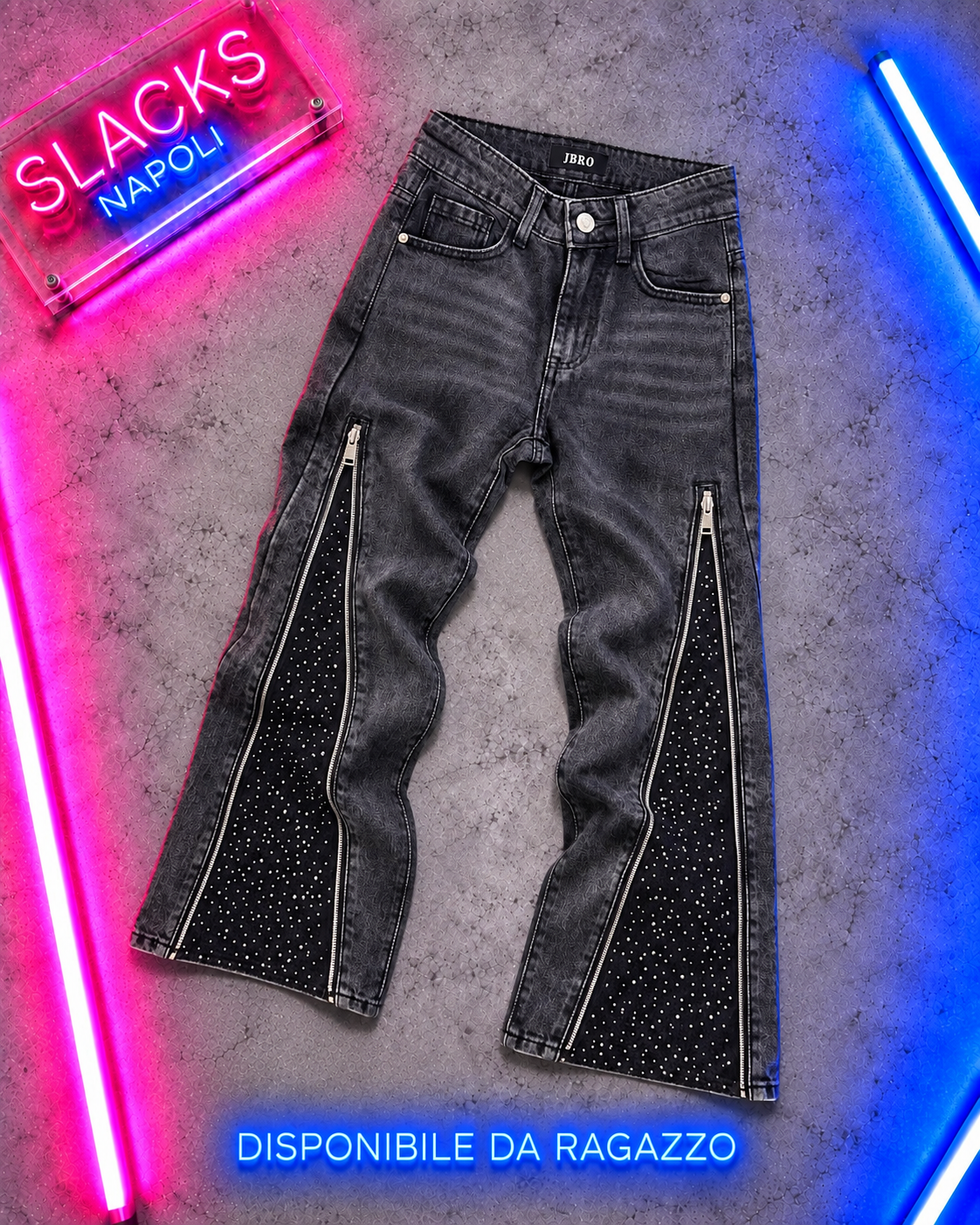 Ragazzo Jeans Dettaglio Diamond