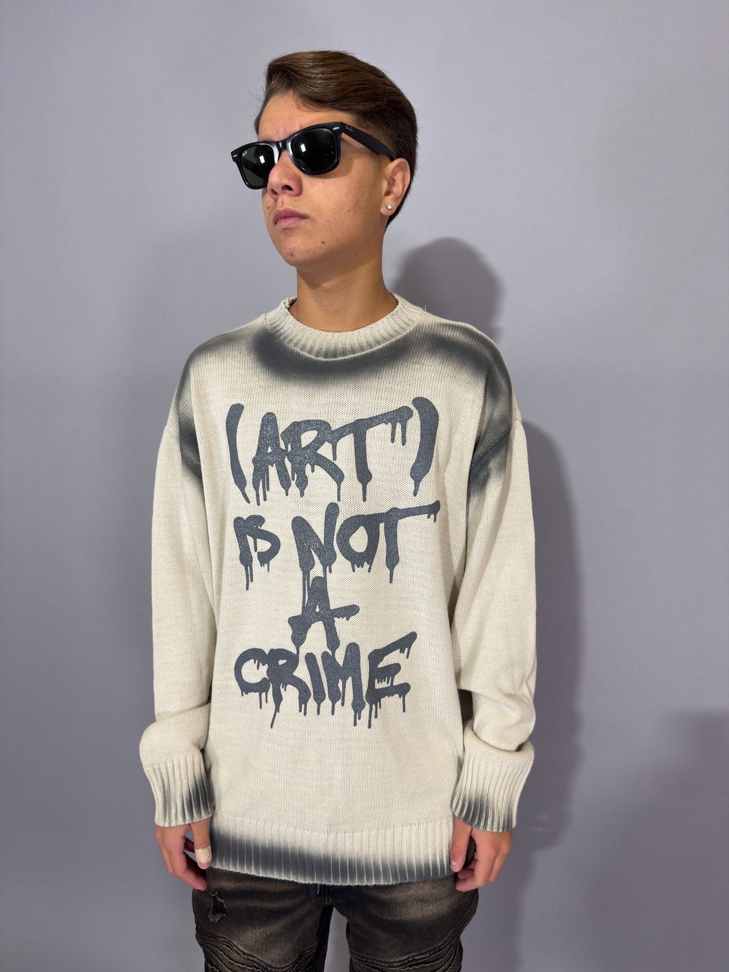 Maglione Art Is Not A Crime