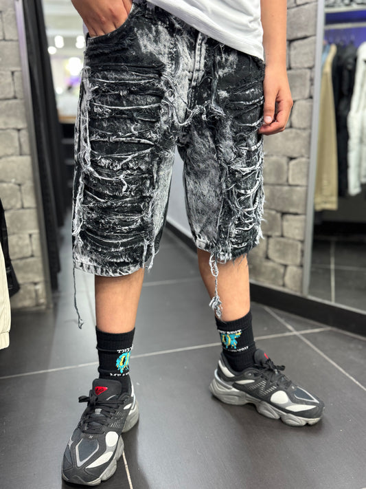 Ragazzo Jeans ripped Black